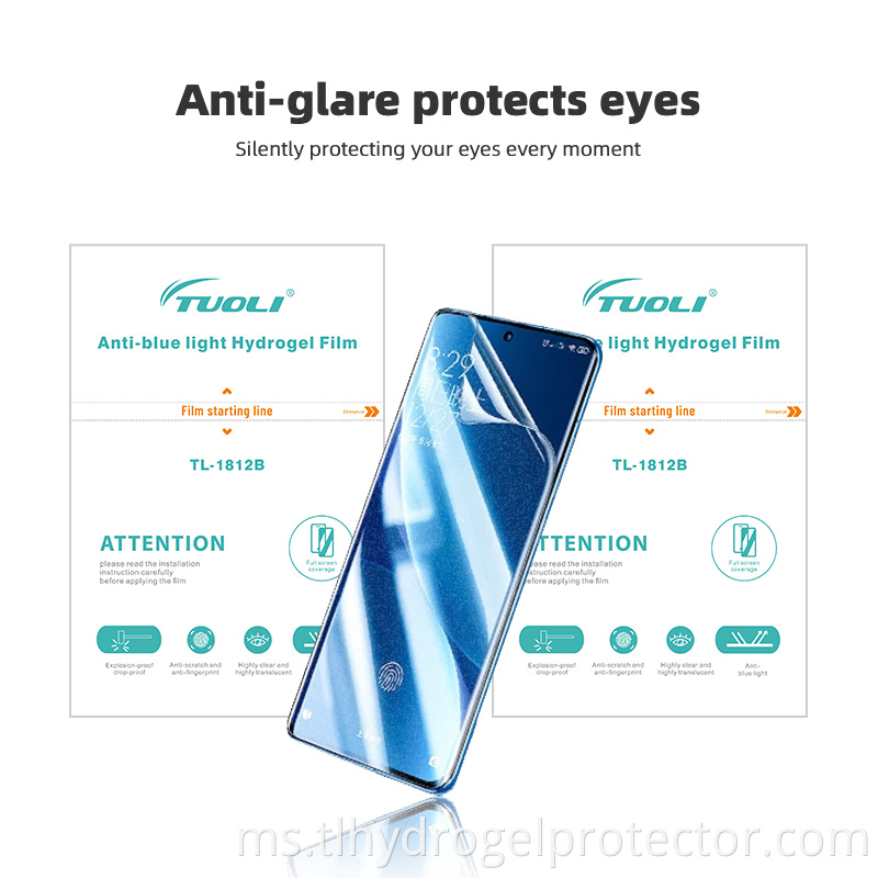 Filem Hydrogel TPU Anti Biru Anti Blue Light Tpu Hydrogel Film